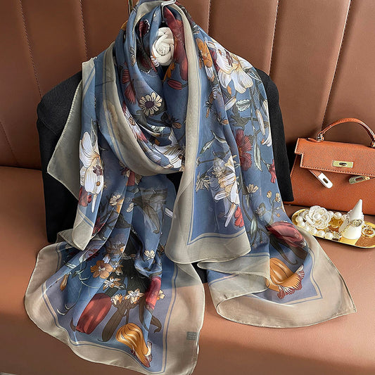 Cool and cozy lightweight and versatile scarf