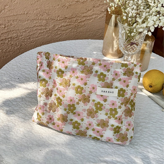 Compact Travel Cosmetic Bag - Fresh and Spacious for Skincare Essentials