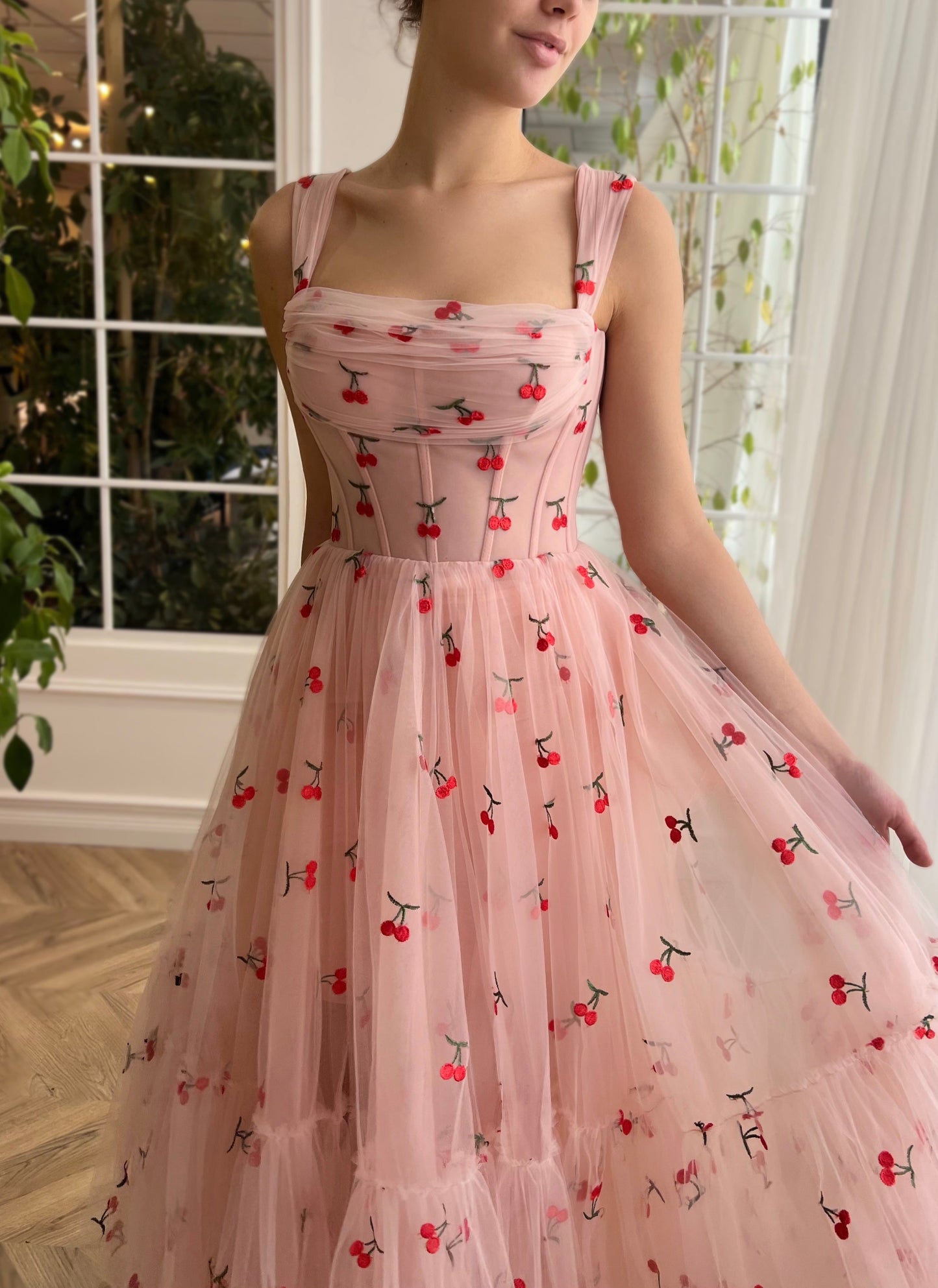 Cherry Cupcake Midi Dress