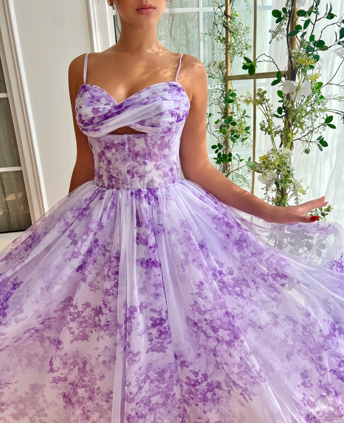 Violet Sky Midi Dress