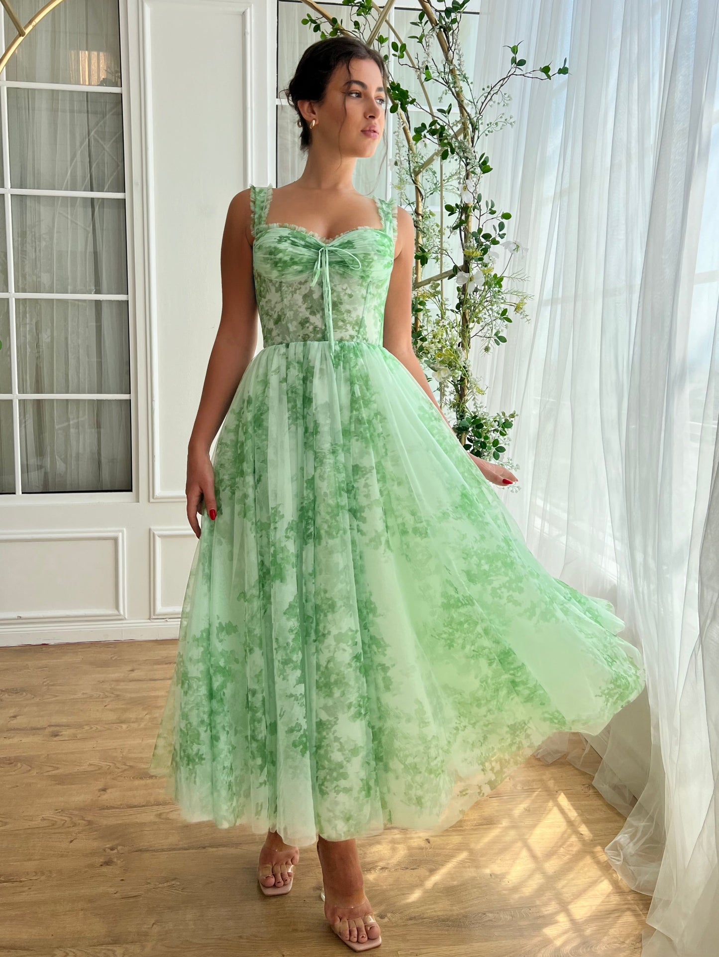 Mint Sky Midi Dress