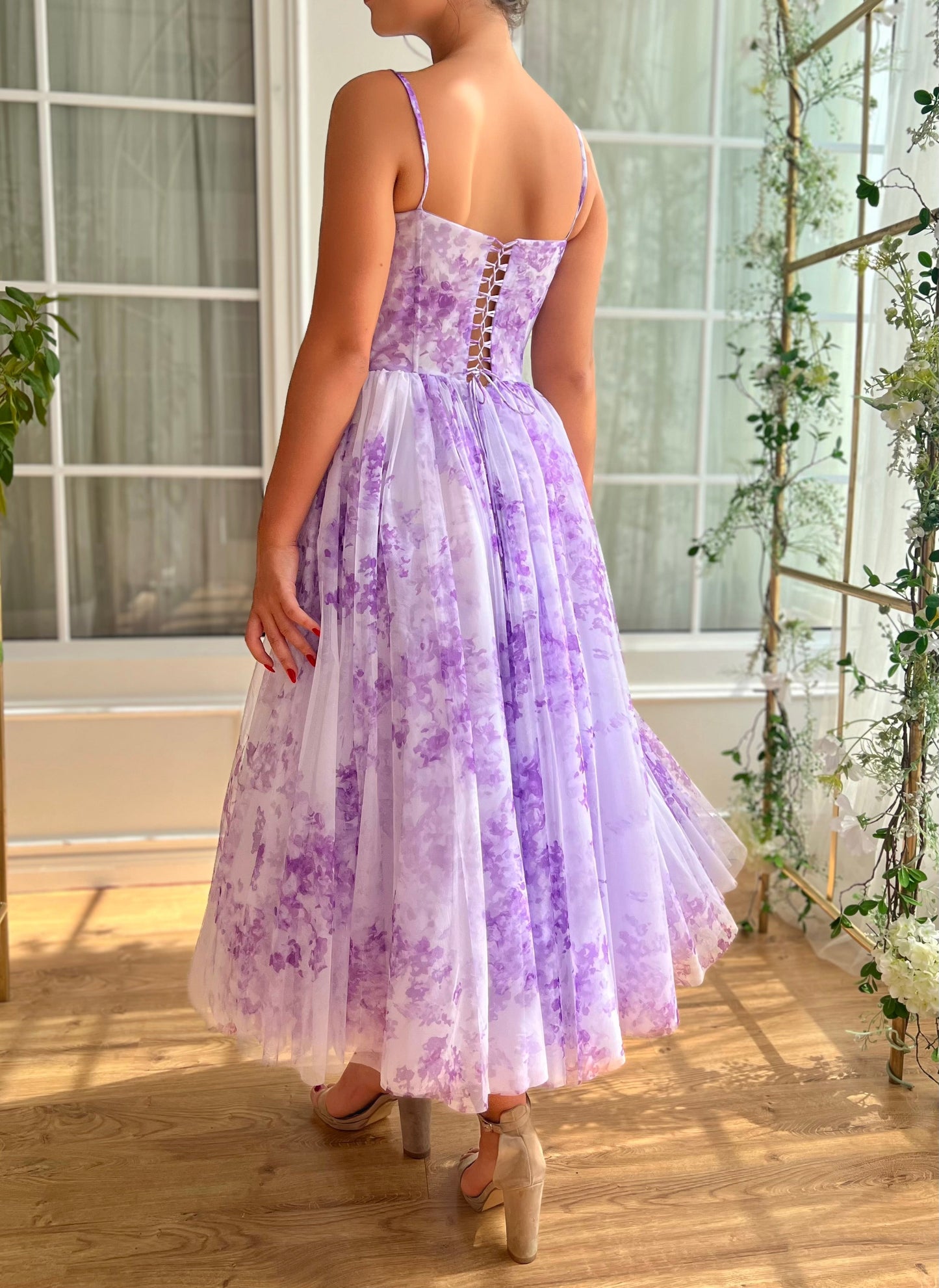 Violet Sky Midi Dress