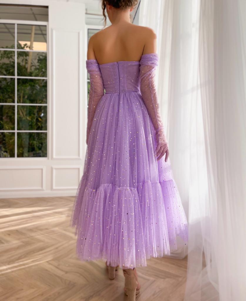 Lilac Lullaby Midi Dress