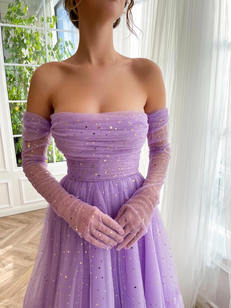 Lilac Lullaby Midi Dress