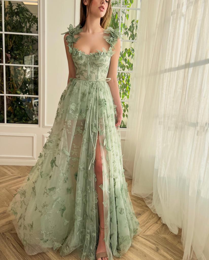 Butterfly Gardenia Gown