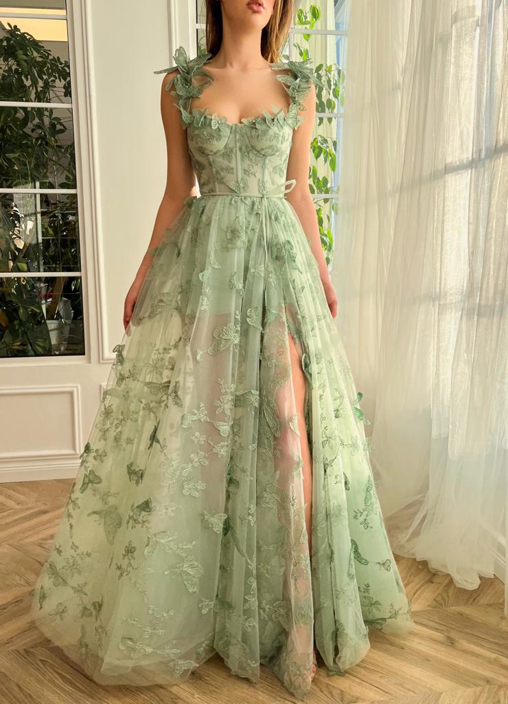 Butterfly Gardenia Gown