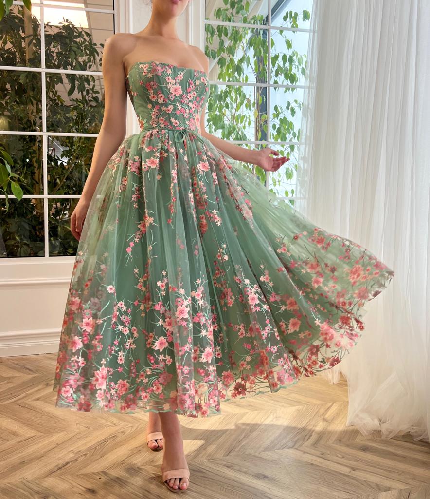 Blushed Rose Bouquet Dress