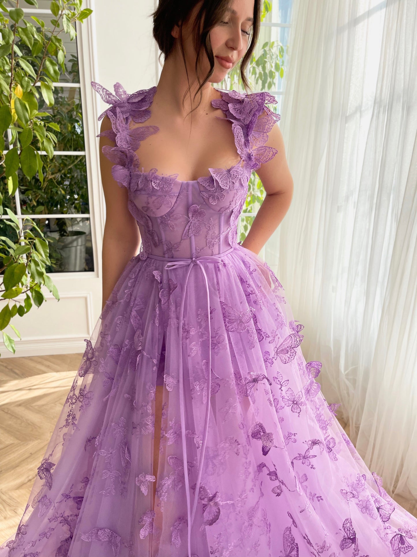 Whimsical Flutter Gown