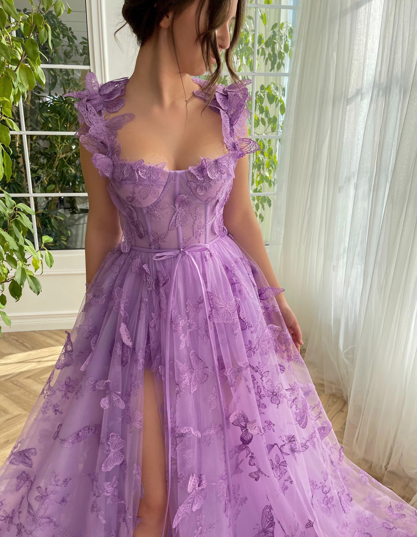 Whimsical Flutter Gown