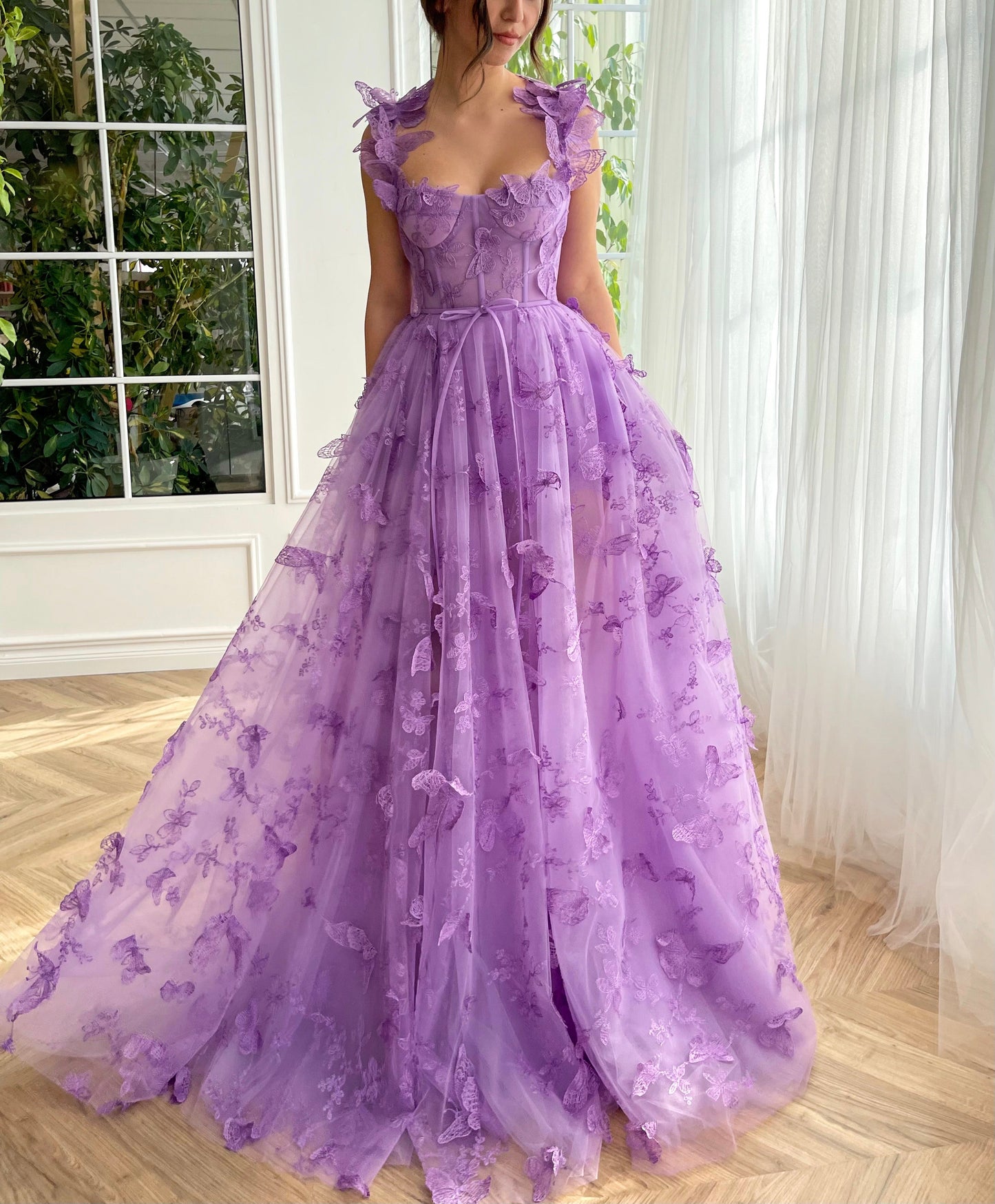 Whimsical Flutter Gown