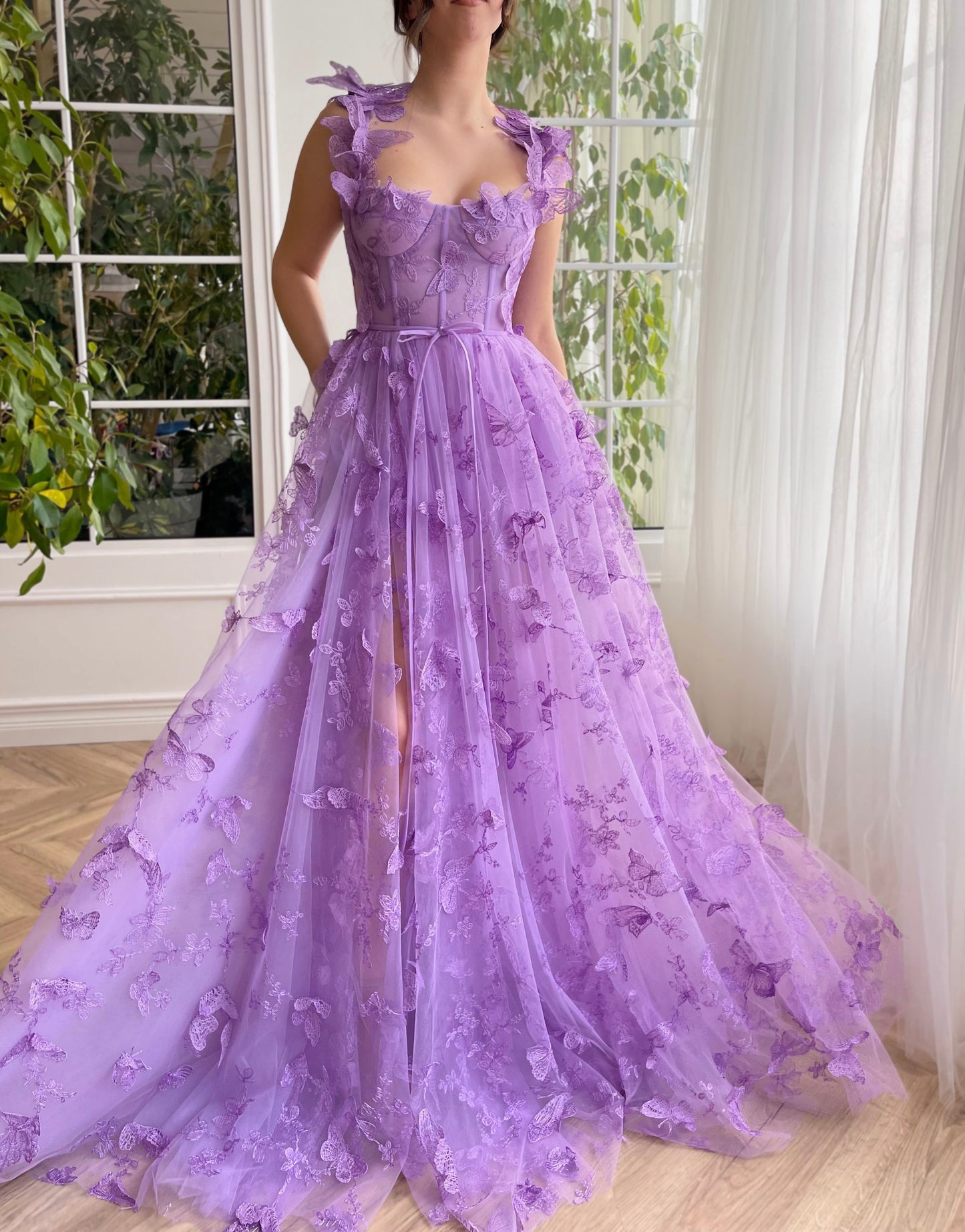 Whimsical Flutter Gown
