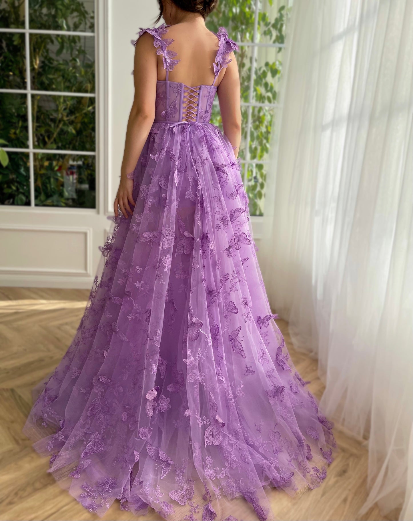 Whimsical Flutter Gown