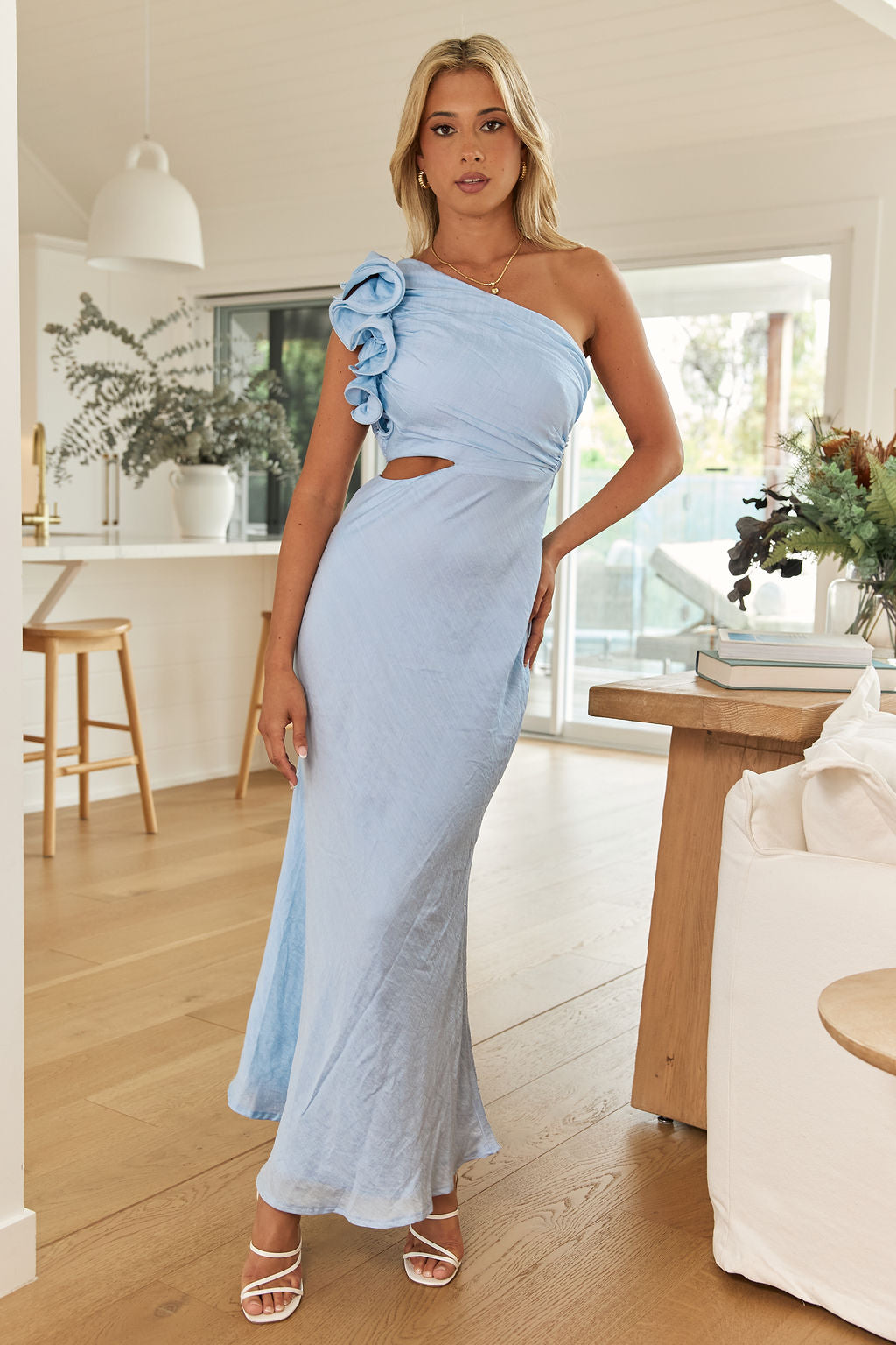 MIKAYLA MAXI DRESS - BABY BLUE