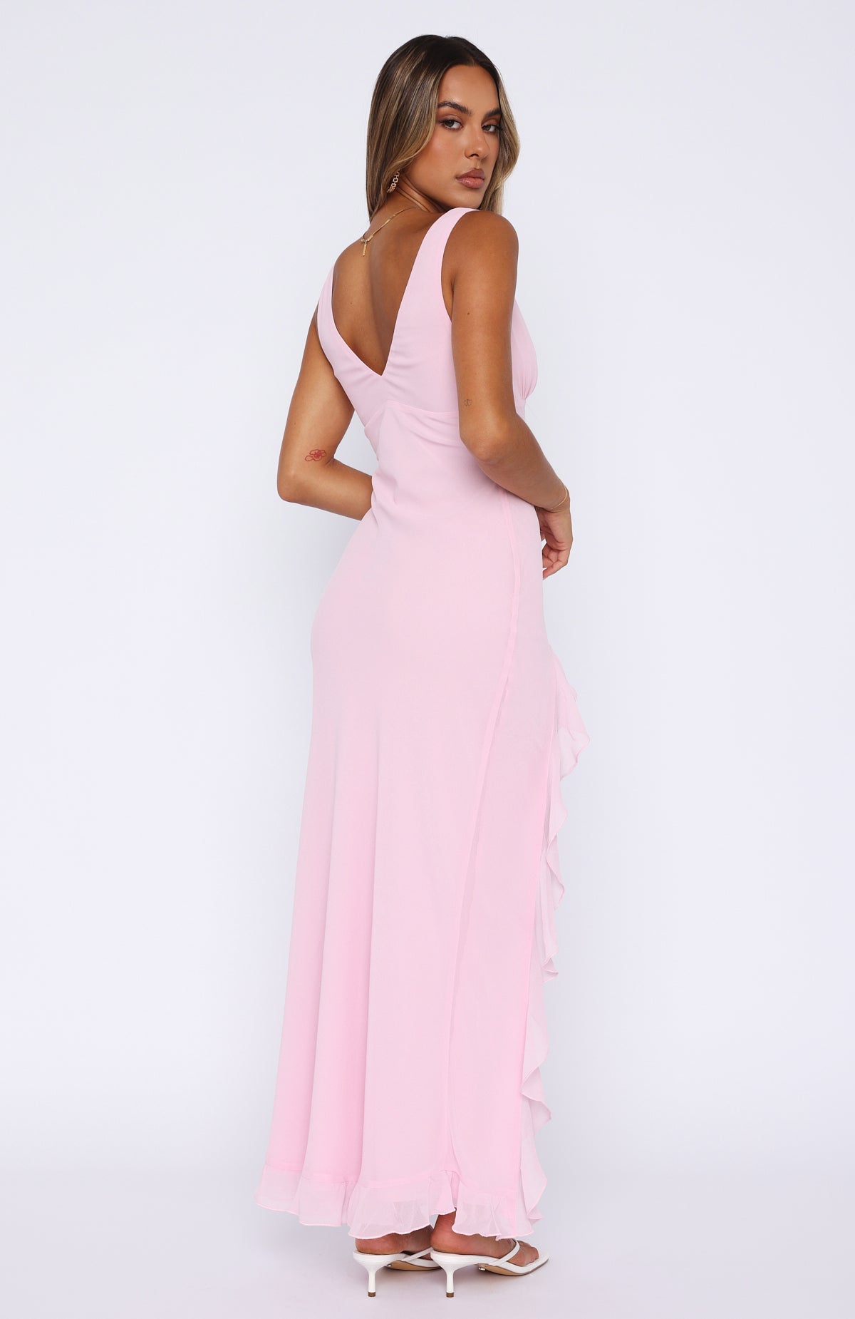 Tell Me Everything Maxi Dress Pink