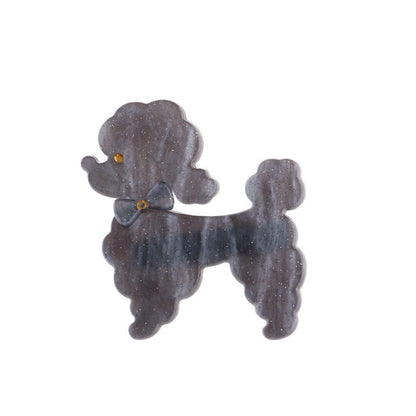 Sky-blue Poodle dog clip