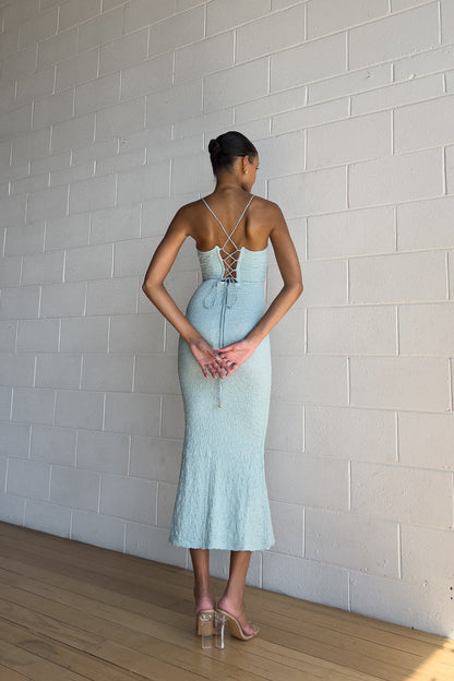 Blue Maxi Dress - SAMPLE SALE