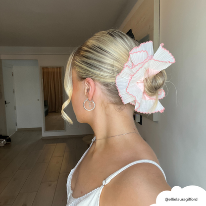 Crinkle Scrunchie?-?Baby Pink