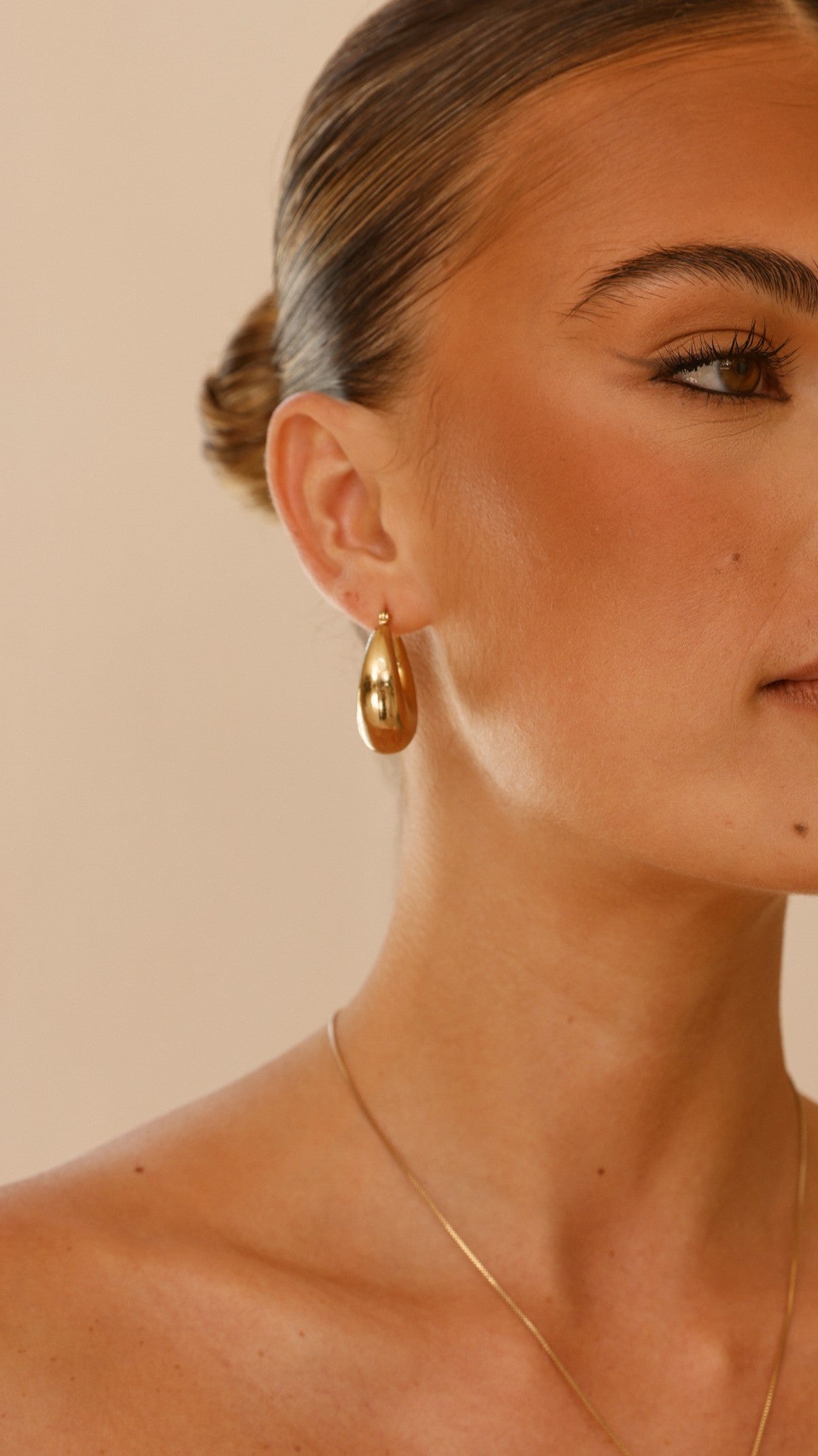 Arya Hoop Earrings - Gold