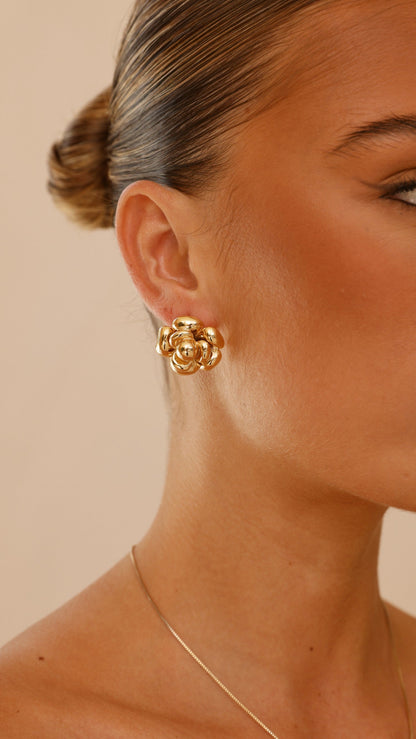 Mira Earrings - Gold