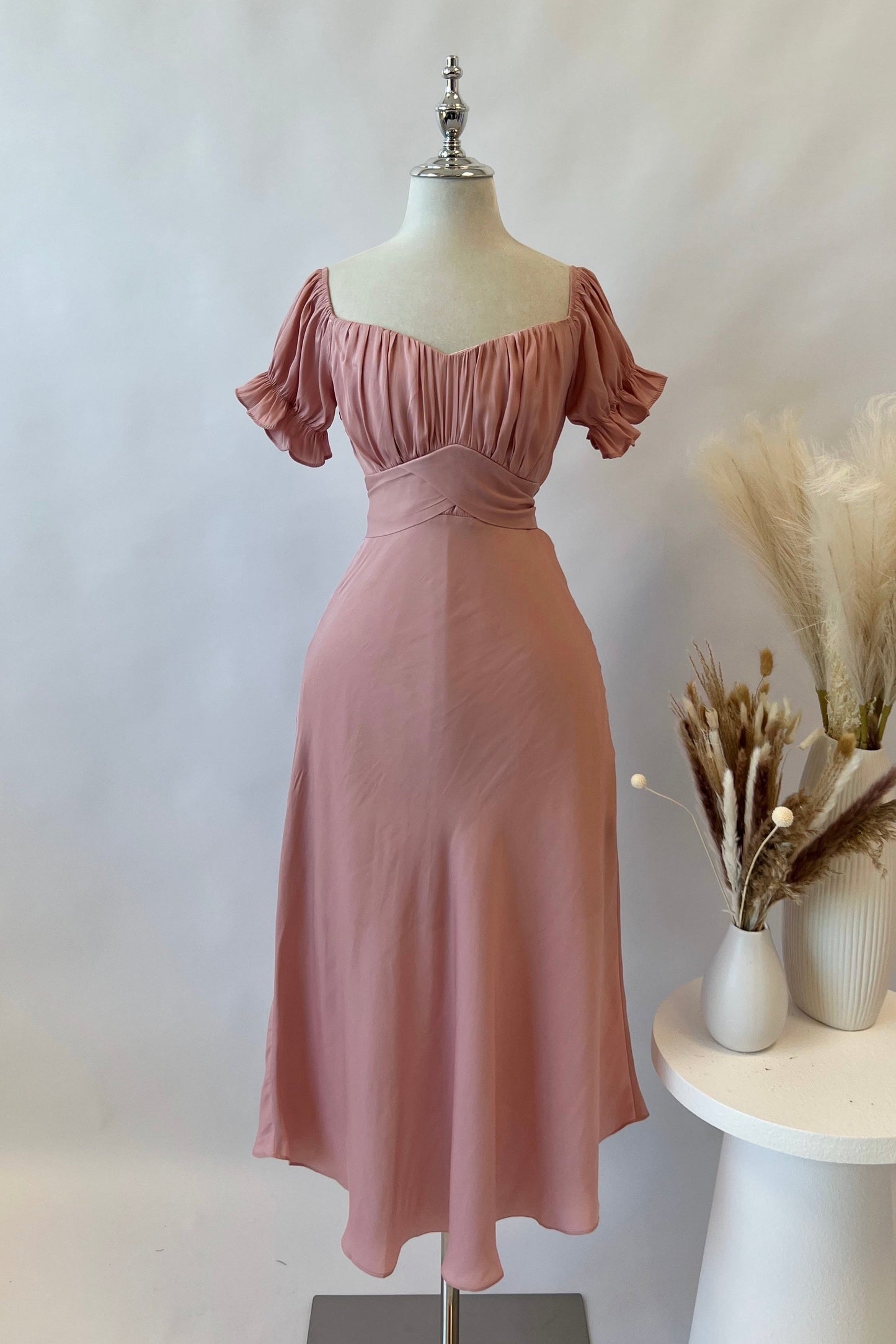 Ellison Midi Dress - Blush