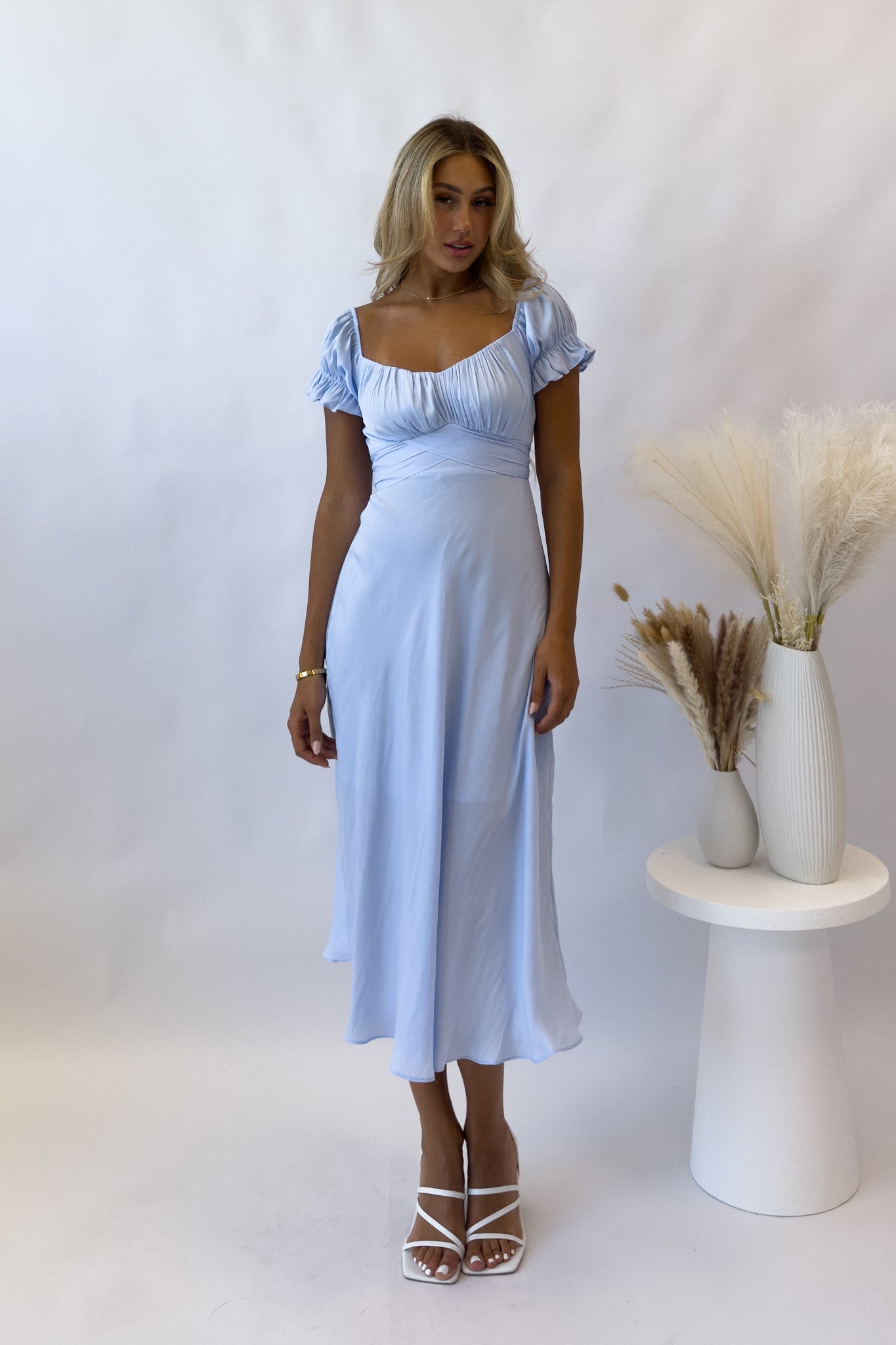 Ellison Midi Dress - Blue