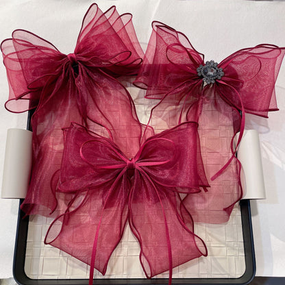 Chiffon  Bow Barrette