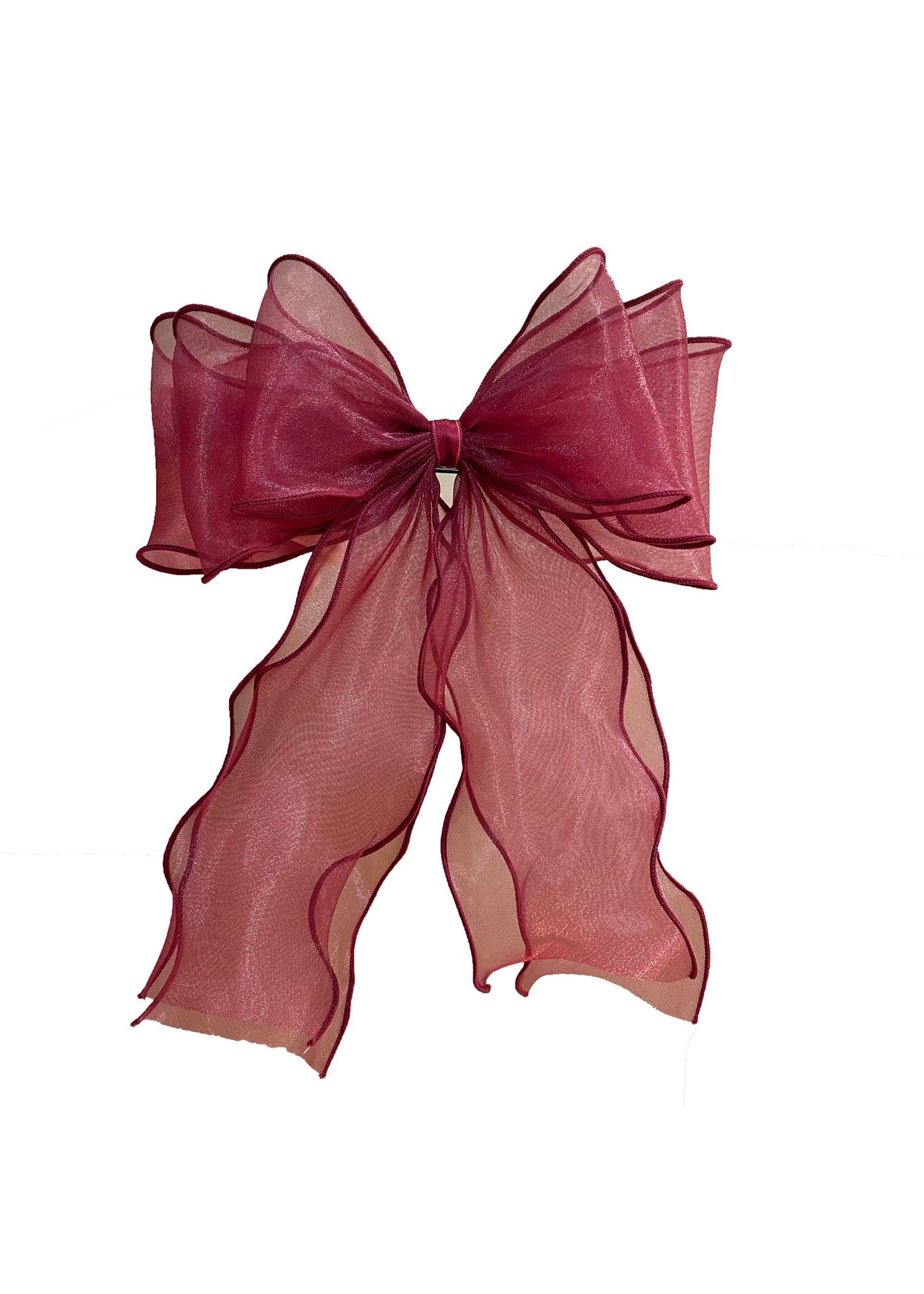 Chiffon  Bow Barrette