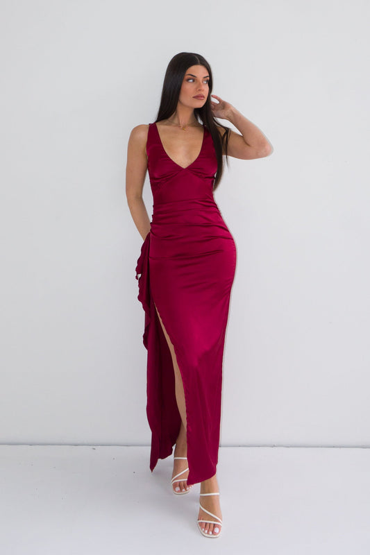 Olivia Maxi Dress - Red