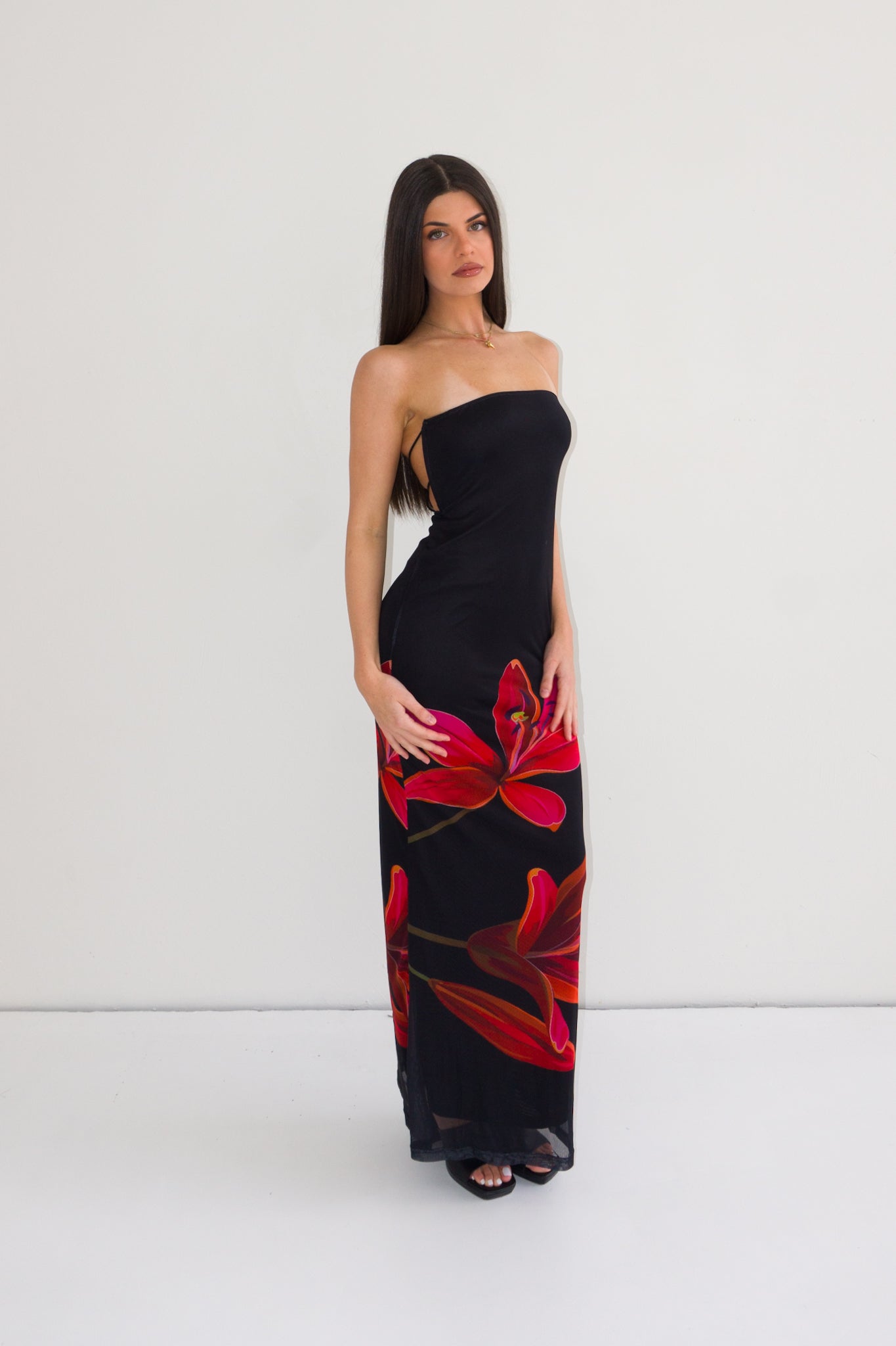 Ashley Floral Maxi Dress