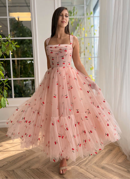 Cherry Cupcake Midi Dress