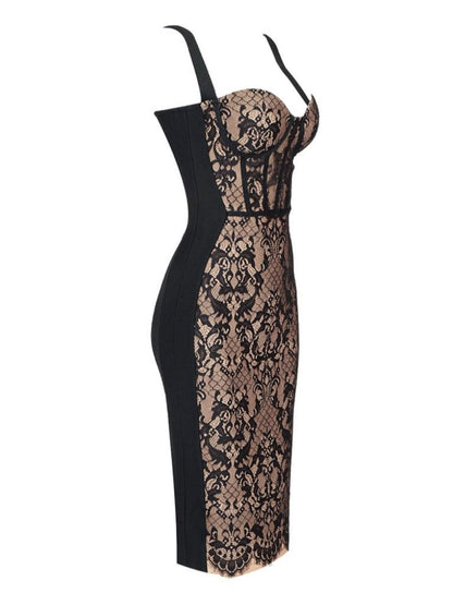 Finbar Lace Bandage Dress