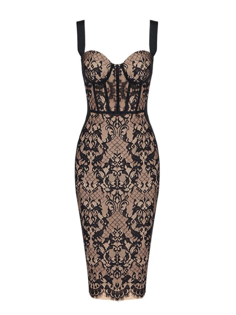 Finbar Lace Bandage Dress