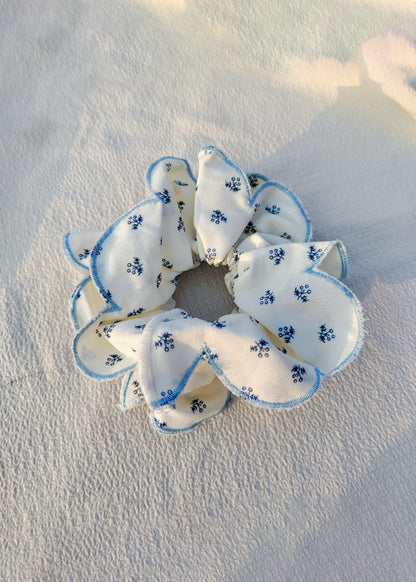 Floral Ruffle Scrunchie