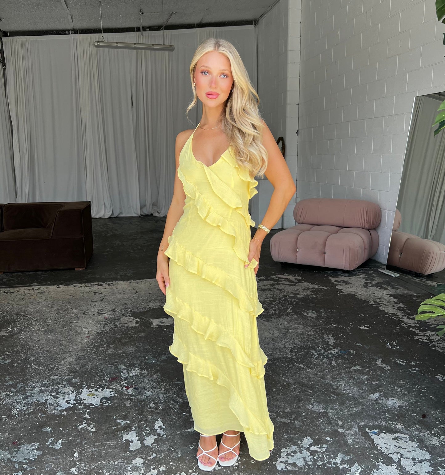 PORTOFINO DRESS - YELLOW