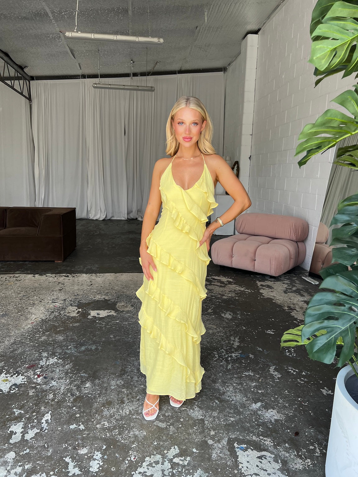 PORTOFINO DRESS - YELLOW