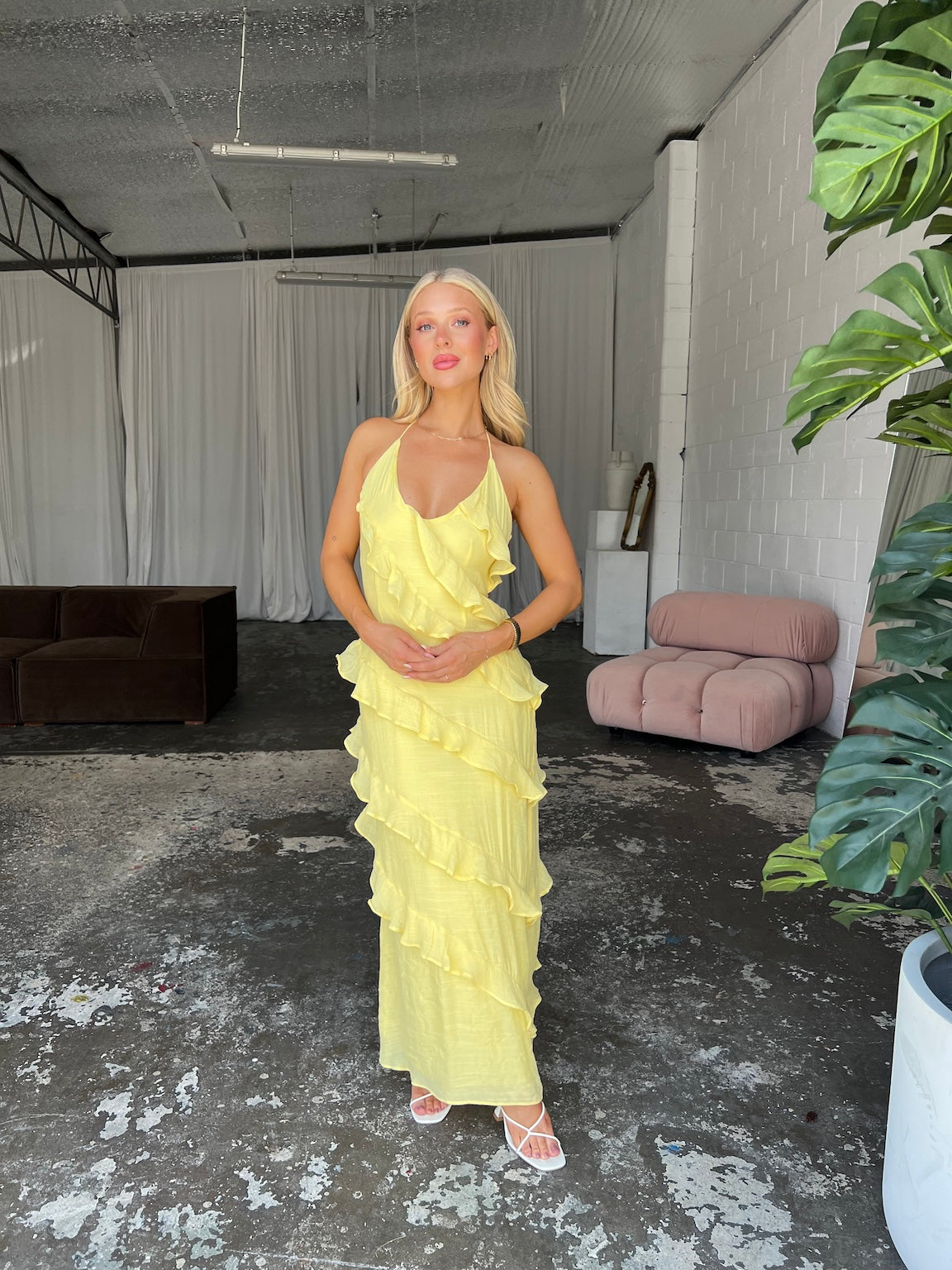 PORTOFINO DRESS - YELLOW