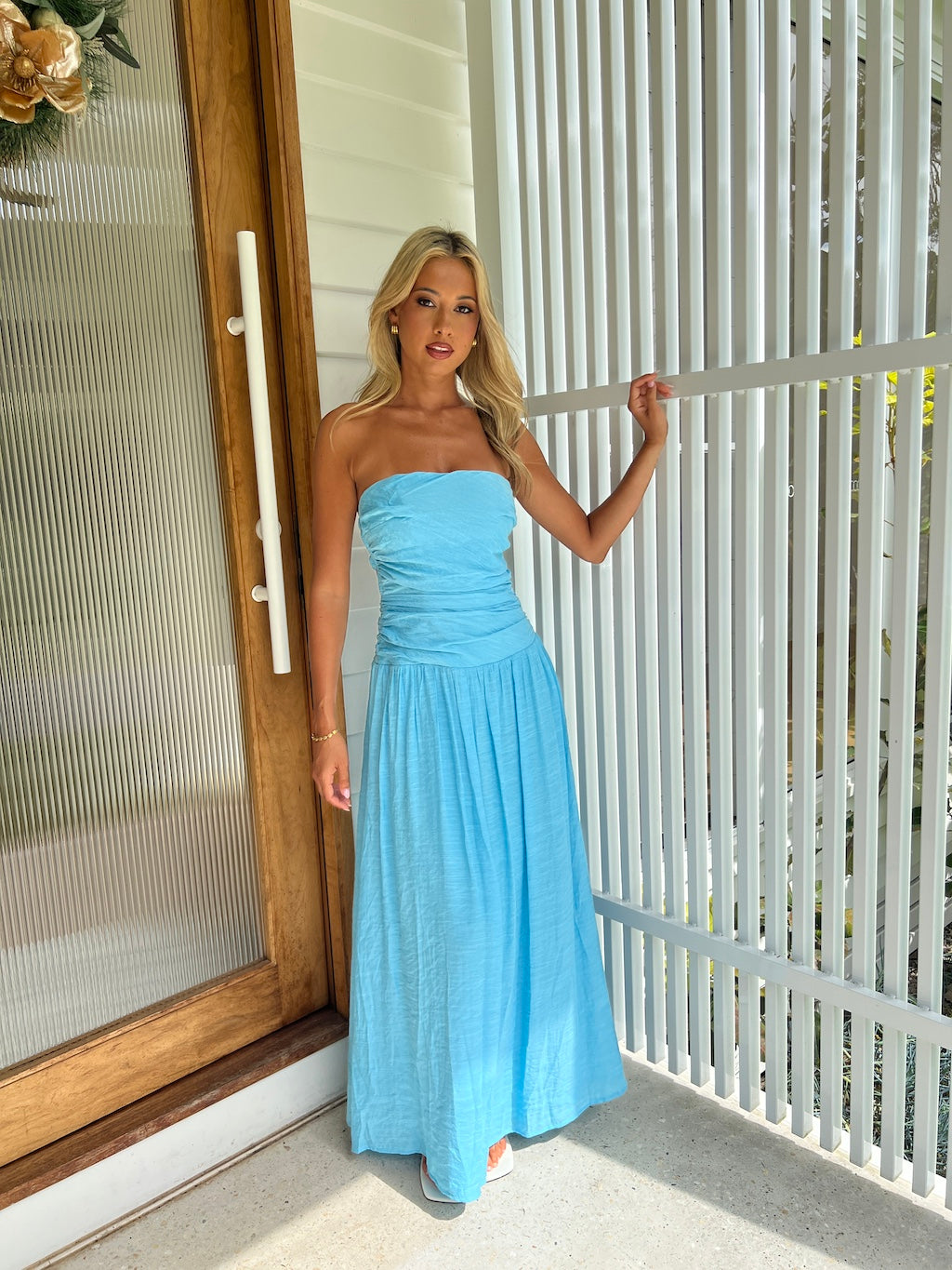 RYLEE DRESS - OCEAN BLUE