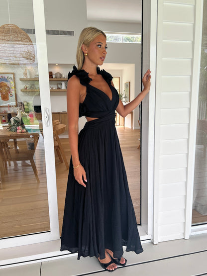 KENZIE MAXI DRESS - BLACK