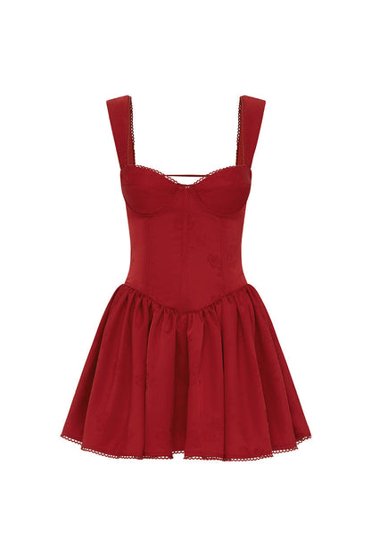 Jolene Mini Dress - Red