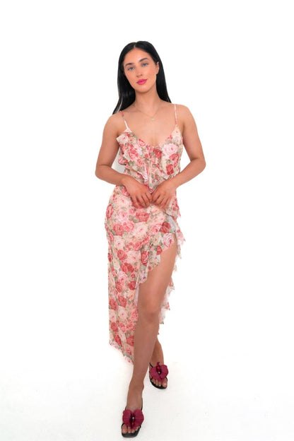 Angelina Floral Midi Dress