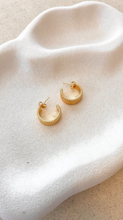 Silvia Earrings - Gold