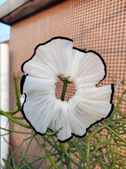 Sheer Ruffle Scrunchie