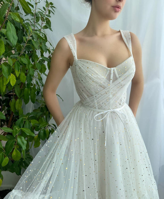 Starlit Cloud Midi Dress