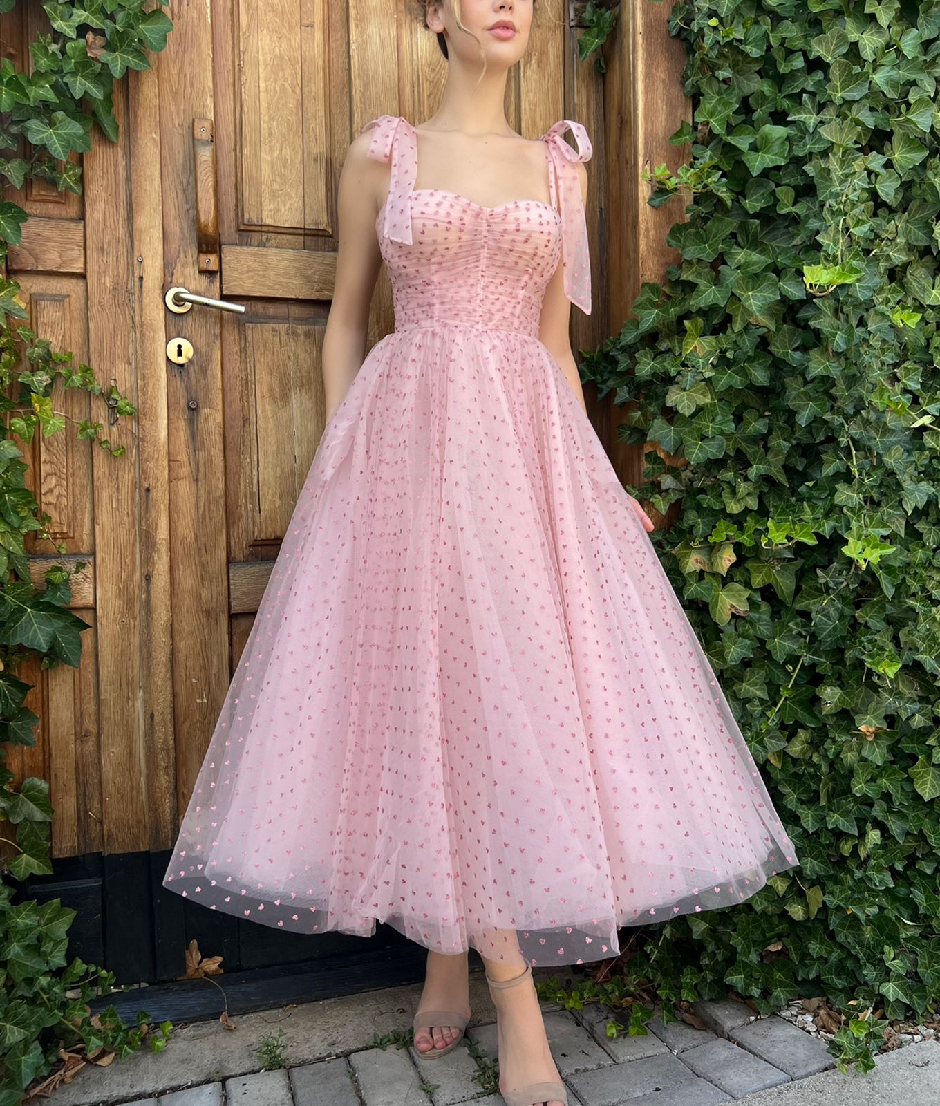 Rosé Hearts Gown