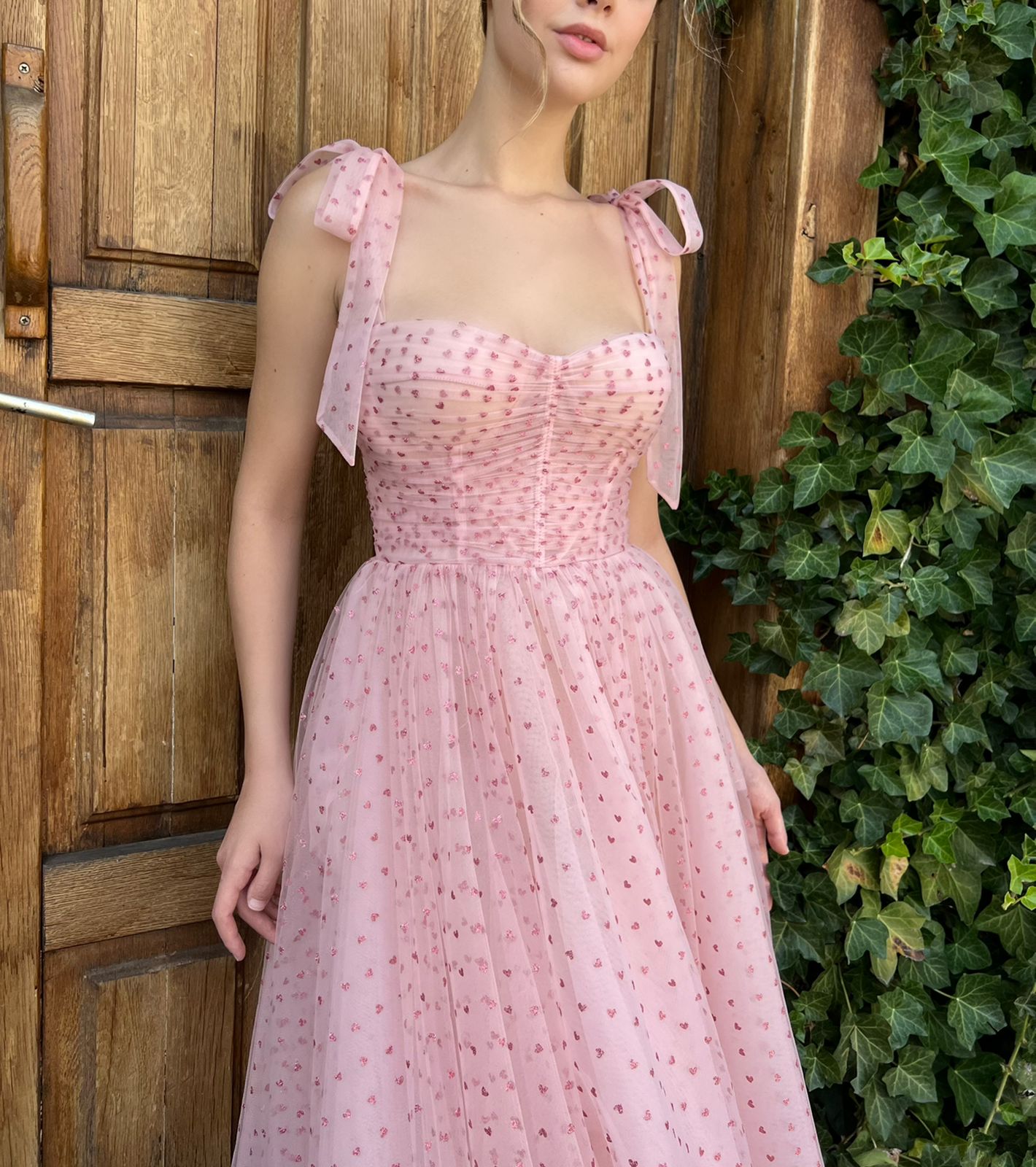 Rosé Hearts Gown