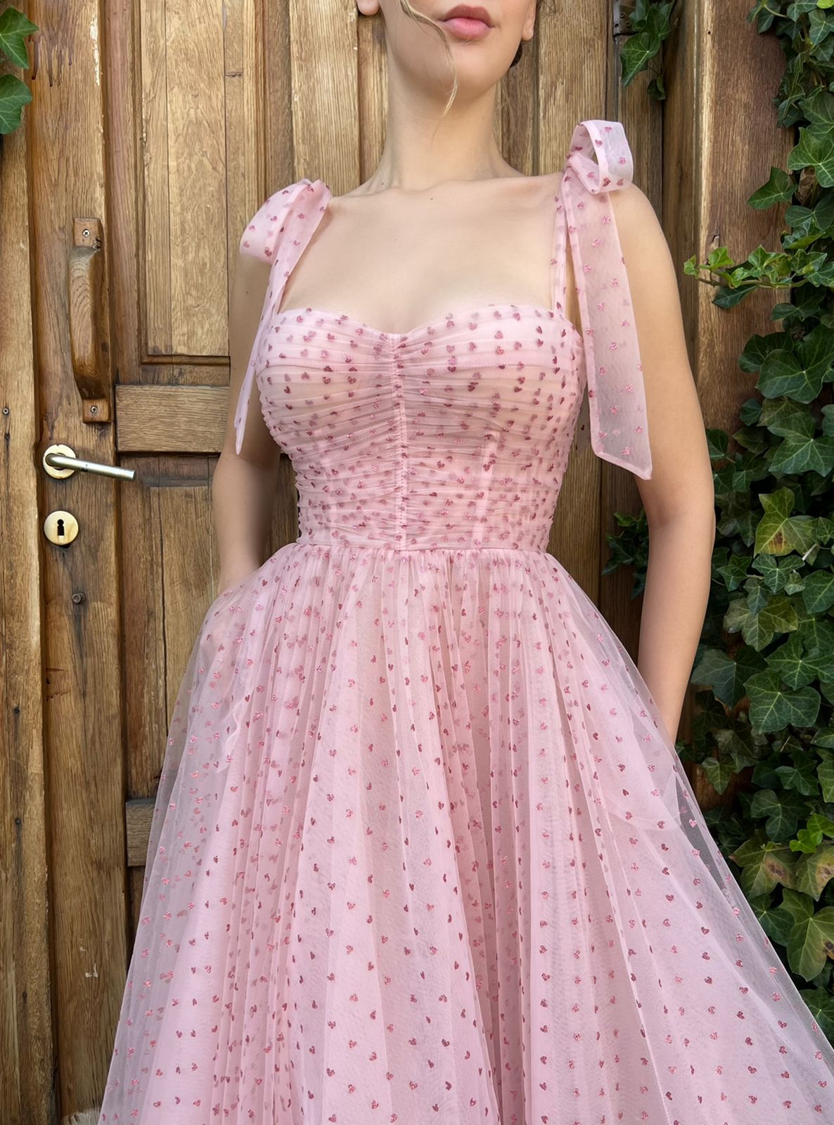 Rosé Hearts Gown