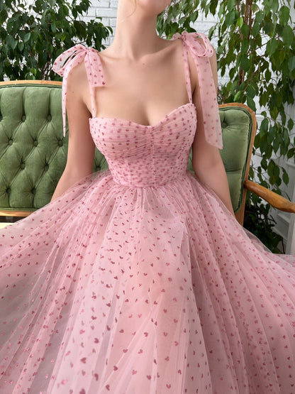 Rosé Hearts Gown