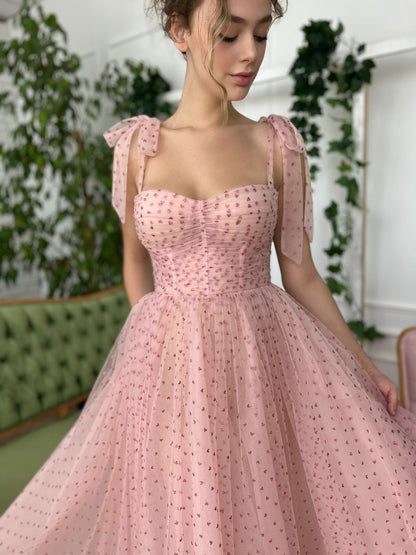 Rosé Hearts Gown