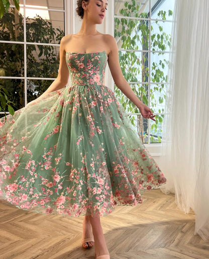 Blushed Rose Bouquet Dress