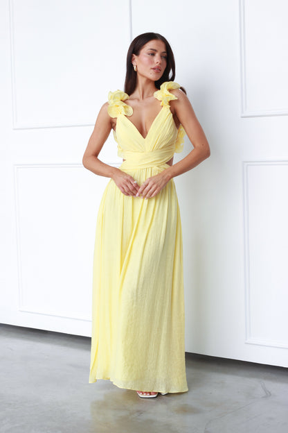 KENZIE MAXI DRESS - YELLOW